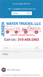 Mobile Screenshot of jensenwatertrucks.com